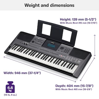 Foto 2 | Foto 2 | Teclado Portátil Yamaha Psr-i500 De 61 Teclas Con Voces Indias - Venta Internacional.