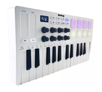 Foto 3 | Foto 3 | Mini Piano Control Portable Usb Belug, Blanco