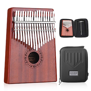Foto 1 | Foto 1 | Thumb Piano Gecko Kalimba De 17 Teclas Con Accesorios, Caja Impermeable - Venta Internacional.
