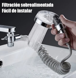 Foto 3 | Foto 3 | Manguera Filtro Regadera Extensible Lavabo Grifo Flexible