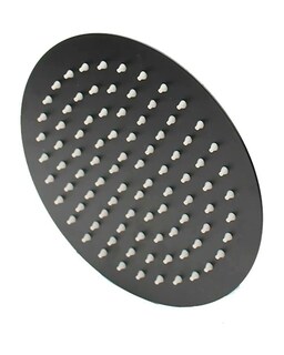 Foto 3 | Foto 3 | Regadera Redonda Acero Inox 15cm Negro Mate Alta Y Baja Rubinett color Negro