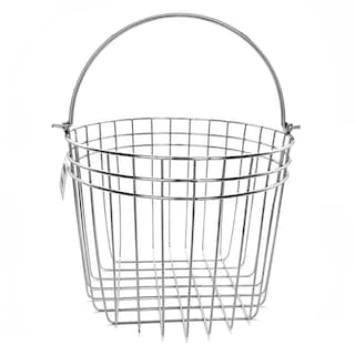 Foto 2 | Foto 2 | Wire Round Basket Chrome 8''