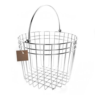 Foto 3 | Foto 3 | Wire Round Basket Chrome 8''