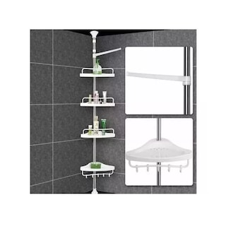 Foto 5 | Foto 5 | Esquinero Para Baño Organizador Para Regadera Con 4 Niveles Blanco