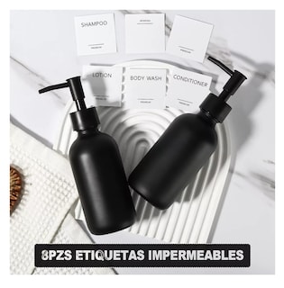 Foto 5 | Foto 5 | Dispensador De Jabon Liquido 4 Kit De Baño Y Cocina Negro