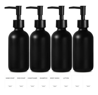 Foto 1 | Foto 1 | Dispensador De Jabon Liquido 4 Kit De Baño Y Cocina Negro