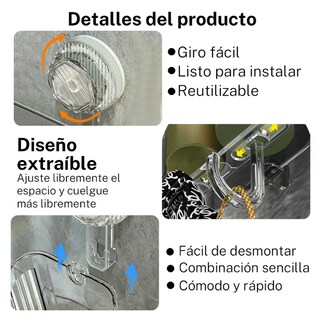 Foto 4 | Foto 4 | Organizador de Regadera Xtellar Plástico