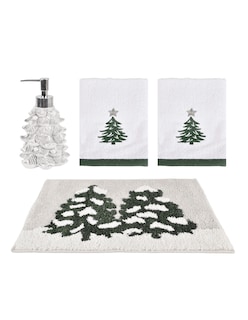 Foto 1 | Foto 1 | Juego De Navidad Árbol 4 Piezas Xmas-04 Gris/verde