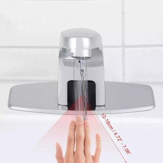 Foto 3 | Foto 3 | Automática Mezcladora Llave Con Sensor Infrarrojo Grifo Baño Eo Safe Imports Esi-16608 Plata