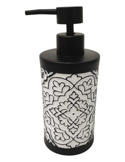 Foto 2 | Foto 2 | Juego de Accesorios para Baño Zense Cracovia de 3 Piezas en Poliresina Negra y Blanca