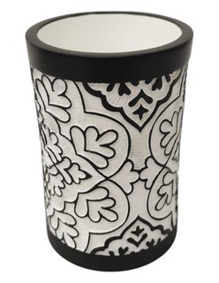 Foto 3 | Foto 3 | Juego de Accesorios para Baño Zense Cracovia de 3 Piezas en Poliresina Negra y Blanca