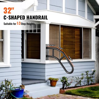 Foto 5 | Foto 5 | Barandillas Vevor Para Escaleras Exteriores, 32 Cm, Montaje En Pared, Seguridad - Venta Internacional.