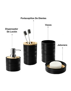 Foto 3 | Foto 3 | Juego de Accesorios de Baño Güish 4 Pizas