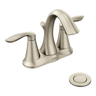 Foto 1 | Foto 1 | Grifo De Baño Moen Eva, Juego Central De Níquel Cepillado De 4 Pulgadas - Venta Internacional.