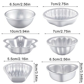 Foto 5 | Foto 5 | Moldes Para Bombas De Baño, 12 Unidades, 6 Formas, Metal, Manualidades - Venta Internacional.