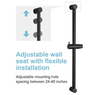 Foto 2 | Foto 2 | Barra Deslizante De Ducha Offo Ajustable De 82 Cm Para Montaje De 50 A 80 Cm - Venta Internacional.