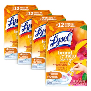 Foto 1 | Foto 1 | Limpiador Para Inodoros Lysol Click Gel  Mango E Hibisco  24 X 6 Ml - Venta Internacional.