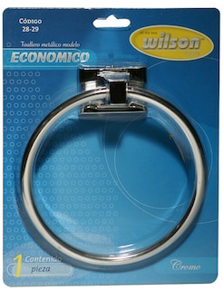 Foto 1 | Foto 1 | Toallero De Argolla Cromado - Cromo - Eco