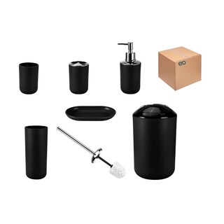Foto 1 | Foto 1 | Conjunto De Accesorios De Baño De 6 Piezas Eo Safe Imports Esi-20287 Negro