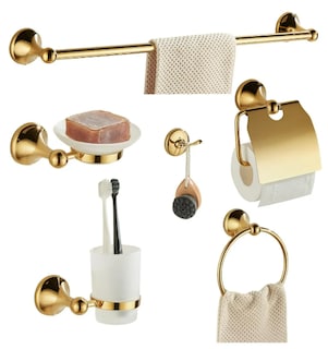 Foto 1 | Foto 1 | Juego Xtellar De Accesorios De Baño Premium De Acero Inoxidable Set De 6 Piezas