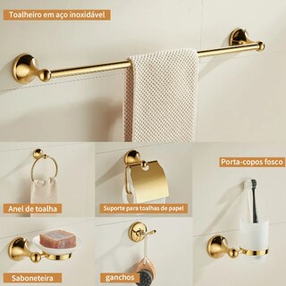 Foto 3 | Foto 3 | Juego Xtellar De Accesorios De Baño Premium De Acero Inoxidable Set De 6 Piezas