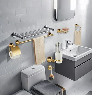 Foto 4 | Foto 4 | Juego Xtellar De Accesorios De Baño Premium De Acero Inoxidable Set De 6 Piezas