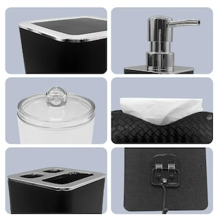 Foto 3 | Foto 3 | Set De Baño Xtellar De 10 Piezas En Clásico Negro