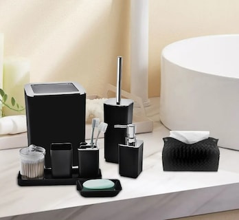 Foto 4 | Foto 4 | Set De Baño Xtellar De 10 Piezas En Clásico Negro