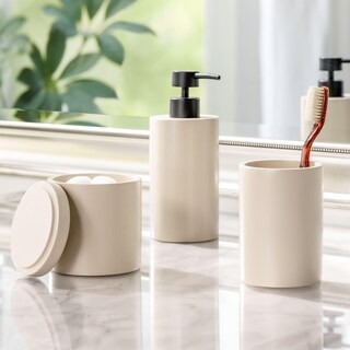 Foto 3 | Foto 3 | Juego De 3 Accesorios Para Tocador De Baño Y Encimera  Diseño Mdesign  Resina - Venta Internacional.