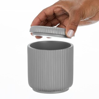 Foto 6 | Foto 6 | Accesorios Para Tocador De Baño Y Encimera Diseño Mdesign Resina Estriada - Venta Internacional.