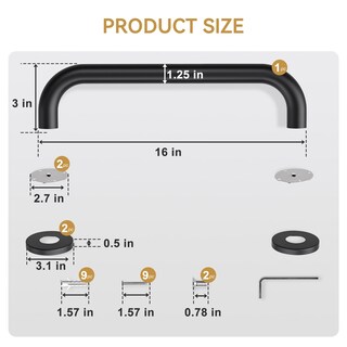 Foto 7 | Foto 7 | Barras De Apoyo Para Ducha Amazerbath Para Personas Mayores De Acero Inoxidable - Venta Internacional.
