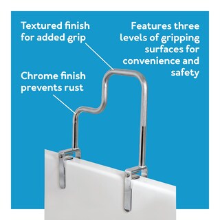 Foto 3 | Foto 3 | Barra De Agarre Para Bañera Carex Tri-grip Con Acabado Cromado - Venta Internacional.