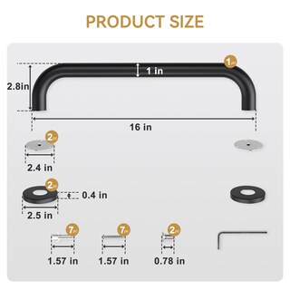 Foto 7 | Foto 7 | Barras De Apoyo Para Ducha Amazerbath Antideslizantes De Acero Inoxidable 500 Kg - Venta Internacional.