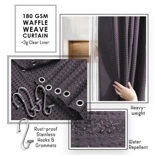 Foto 4 | Foto 4 | Set De Accesorios De Baño Clara Clark Purple 20 Piezas Con Cortina De Ducha - Venta Internacional.