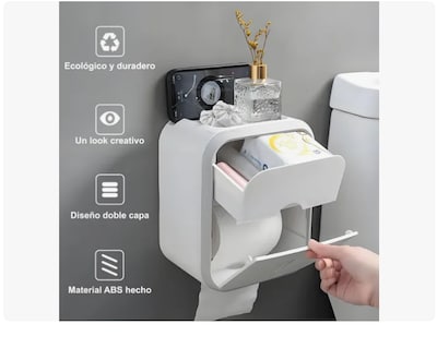 Foto 4 | Foto 4 | Higiénico Con Soporte Cajo Despachador Dispensador De Papel