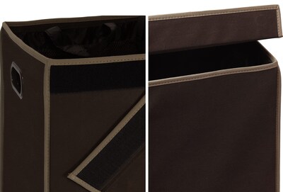 Foto 6 | Foto 6 | Cesto Para Ropa Sucia Simple Houseware Doble Con Tapa Marrón - Venta Internacional.