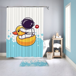Foto 2 | Foto 2 | Cortina para Baño PROVIDENCIA Space Duck