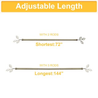 Foto 6 | Foto 6 | Barra De Cortina Ryb Home Brass De 1 Pulgada Para Windows De 183 A 366 Cm De Largo - Venta Internacional.