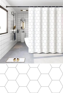 Foto 1 | Foto 1 | Cortina De Baño Peva Impermeable Neysa 180 X 180 Cm
