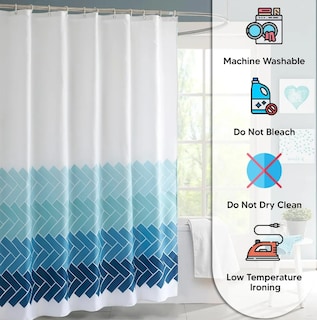 Foto 2 | Foto 2 | Elegante Cortina De Baño Xtellar Impermeable Y Reusable, 180x180 Cm, Incluye 12 Ganchos Premium