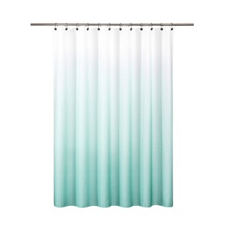 Foto 6 | Foto 6 | Cortina De Ducha Central Park Aqua White Gradient Waffle - Venta Internacional.