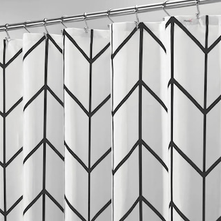 Foto 3 | Foto 3 | Cortina De Baño Impermeable 180 X 180 Cm Diseño De Líneas + Ganchos De Acero Inoxidable