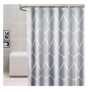 Foto 2 | Foto 2 | Cortina De Baño Impermeable Y De Secado Rápido, Color Gris