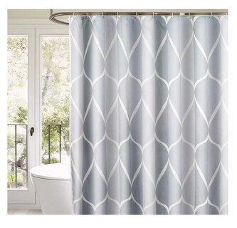 Foto 4 | Foto 4 | Cortina De Baño Impermeable Y De Secado Rápido, Color Gris