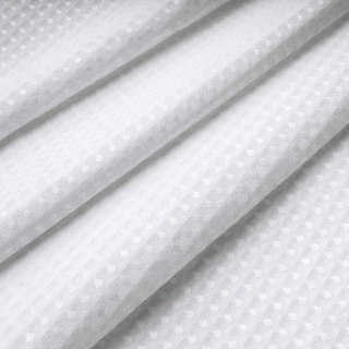 Foto 4 | Foto 4 | Cortina De Ducha River Dream Dotted Waffle Weave, 90 X 190 Cm, Color Blanco - Venta Internacional.
