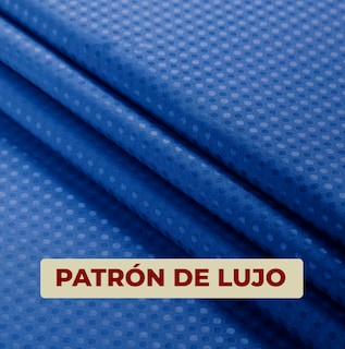 Foto 4 | Foto 4 | Cortina De Baño De Poliéster Premium 183 X 213 Cm Color Azul + Ganchos Acero Inoxidable