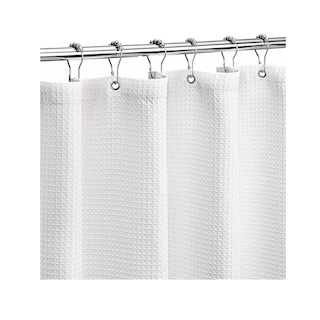 Foto 5 | Foto 5 | Cortina De Baño De Tela 180 Cm X 180 Cm Impermeable Belug, Blanco