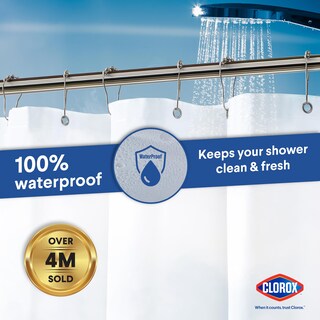 Foto 6 | Foto 6 | Forro De Cortina De Ducha Clorox Premium Impermeable 180 X 200 Cm - Venta Internacional.