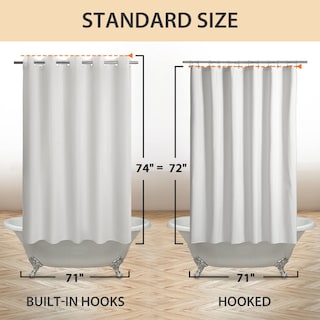 Foto 6 | Foto 6 | Cortina De Ducha River Dream Sin Gancho  Tela De Microfibra Para Hotel - Venta Internacional.