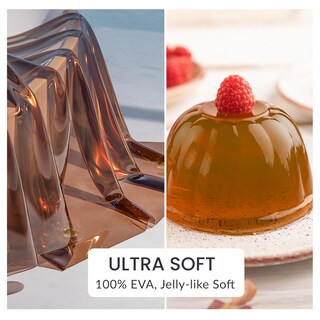 Foto 4 | Foto 4 | Cortina De Ducha Amazerbath Premium Eva Transparente Marrón Impermeable - Venta Internacional.
